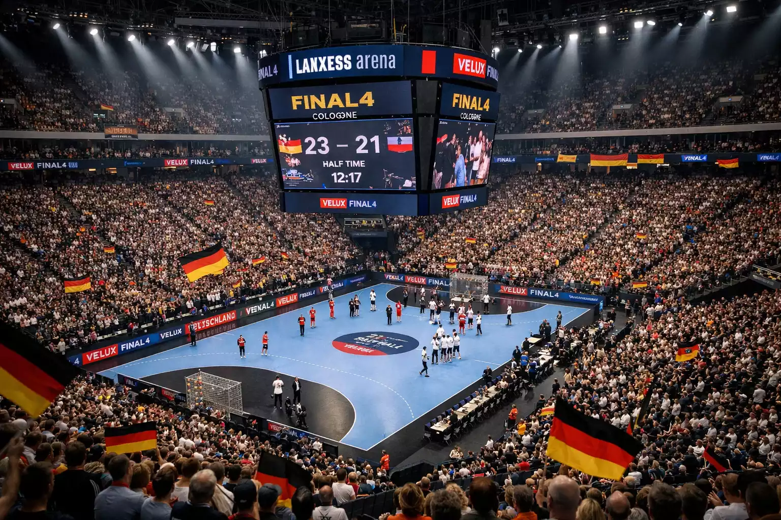 DHB-Pokal Final Four in der Lanxess Arena Köln